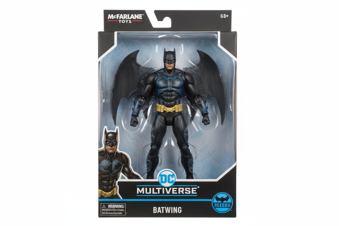 McFarlane DC Multiverse Batwing Rebirth 7-inch action figure collectible in sealed packaging