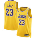 Nike LeBron James Lakers gold jersey XL photo 2