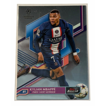 Kylian Mbappé 2022-23 Topps Finest UEFA Champions League #1 PSG France Soccer