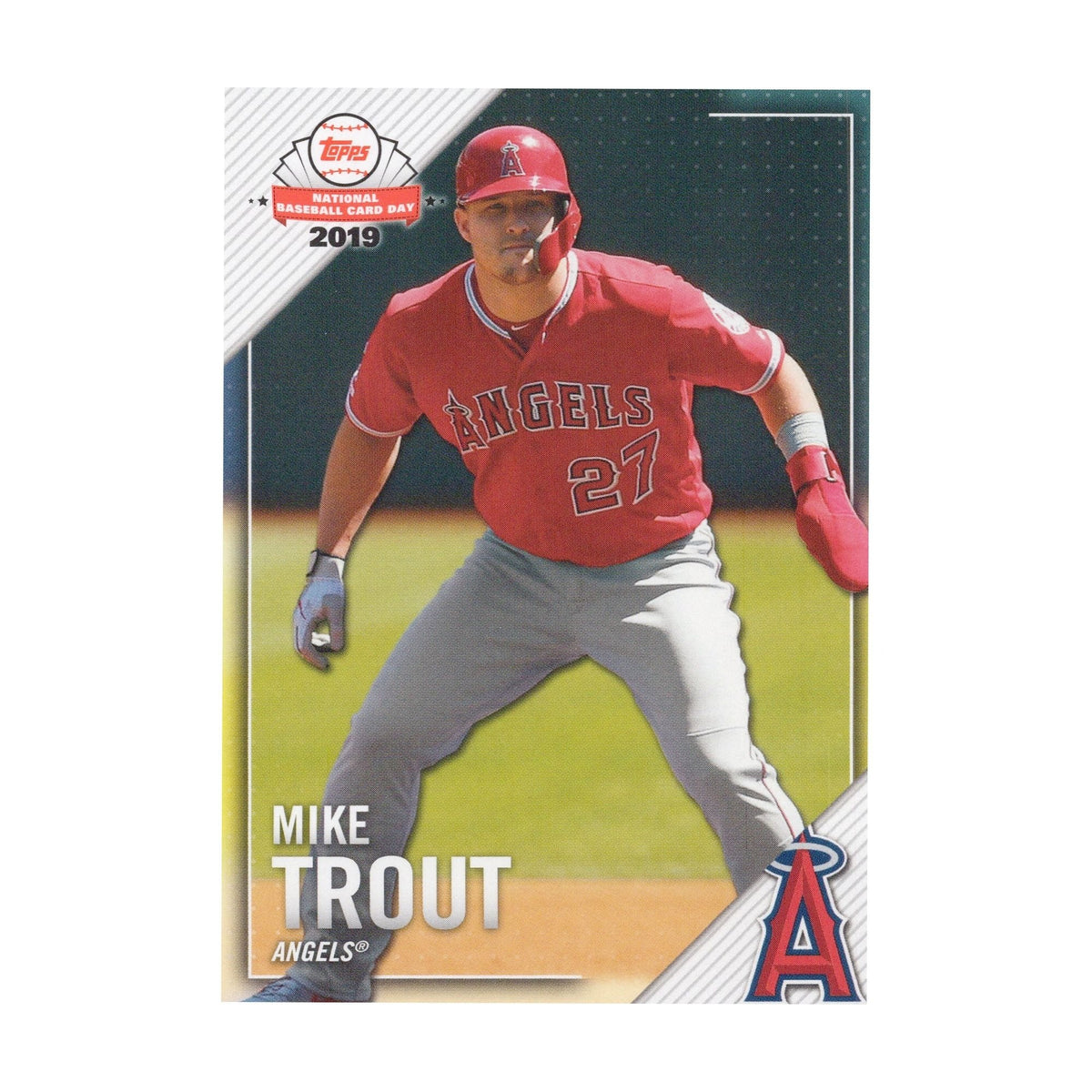 Mike Trout 2019 Topps National Baseball Card Day #1 Los Angeles Angels - front