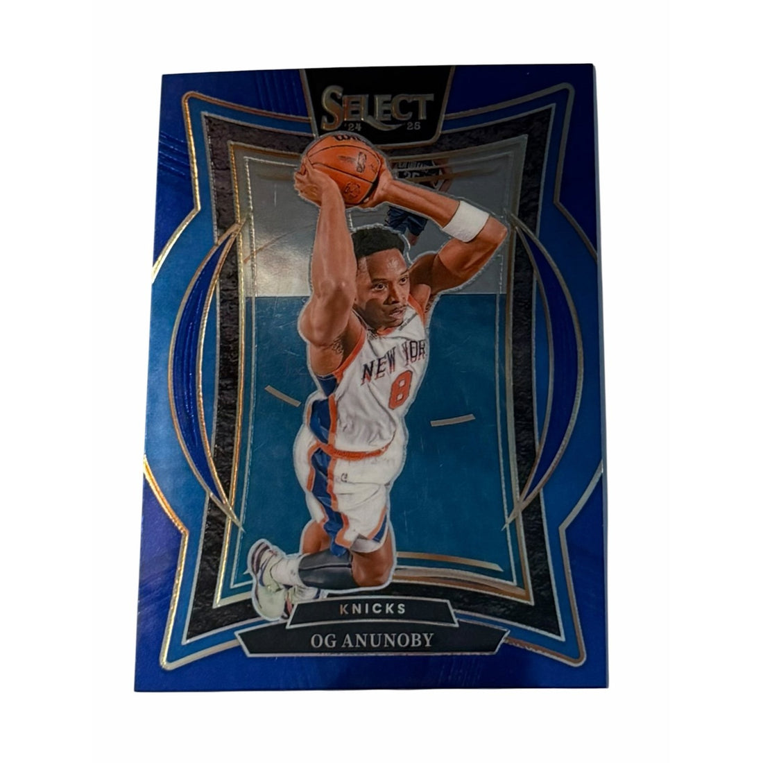 OG Anunoby Panini Select OG Anunoby 2024-25 Panini Select Blue Concourse 11 NBA New York Knicks