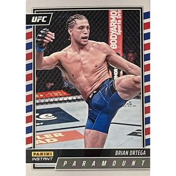 BRIAN ORTEGA 2022 Panini Instant UFC Paramount Card #P10 - MMA - SP /700