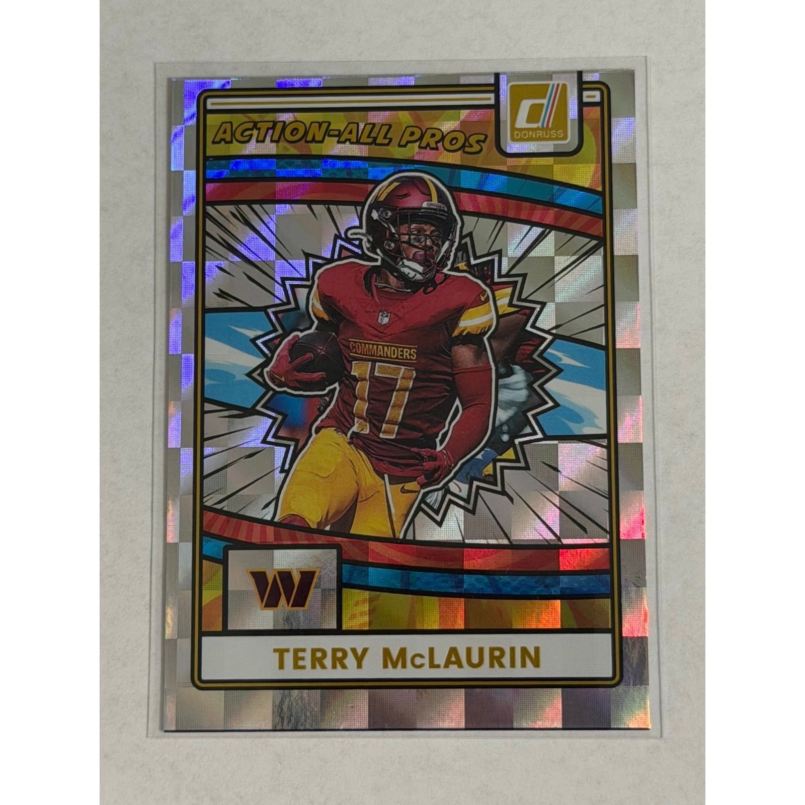 Terry McLaurin Donruss 2025 Donruss Terry McLaurin Action All Pros AAP-TMC Washington Commanders SP