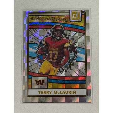 Terry McLaurin Donruss 2025 Donruss Terry McLaurin Action All Pros AAP-TMC Washington Commanders SP