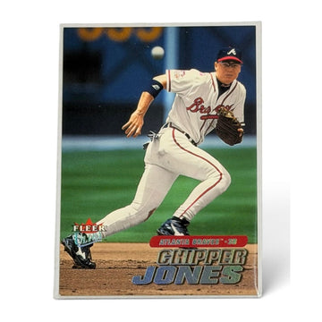 2001 Fleer Ultra Chipper Jones #96 Atlanta Braves MLB HOF Baseball Card