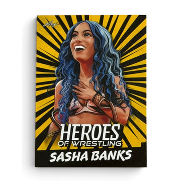 2023 Leaf Heroes of Wrestling Sasha Banks B-8 WWE Mercedes Moné Wrestling Card