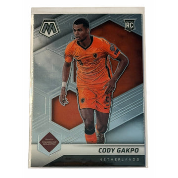 Cody Gakpo RC 2021-22 Panini Mosaic Road to FIFA World Cup Qatar Rookie Card