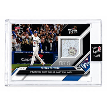 Freddie Freeman /125 2024 Topps NOW World Series Game Used Base Relic #866A LA