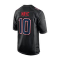 Drake Maye New England Patriots authentic black Super Bowl jersey #10 size L