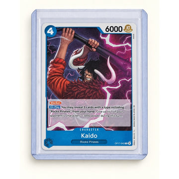 One Piece Card Game OP17-042 Kaido Rare English Rocks Pirates TCG NM-Mint