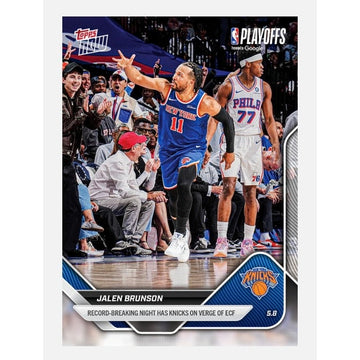 2498 Printed NBA Playoffs Jalen Brunson Knicks Topps NOW #301