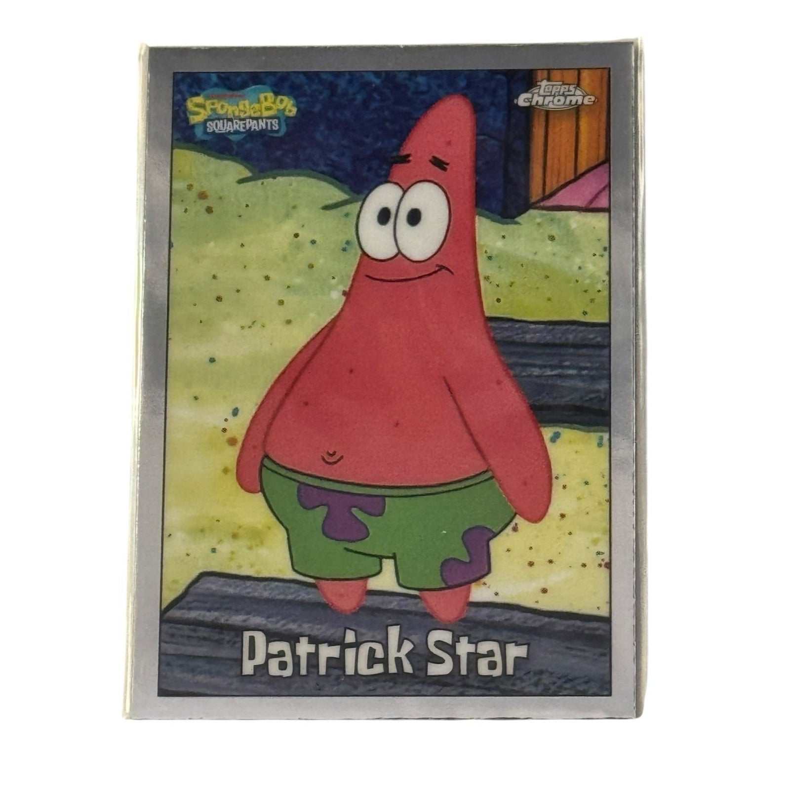 2025 Topps Chrome SpongeBob 25th Anniversary Patrick Star trading card NM condition