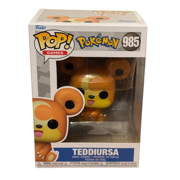 Teddiursa Funko Pop Games Pokémon #985 Vinyl Figure Nintendo