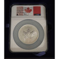 Rare 2022 Ultra High Relief 32 oz Silver Maple Leaf coin certified PF70 Ultra Cameo in display case