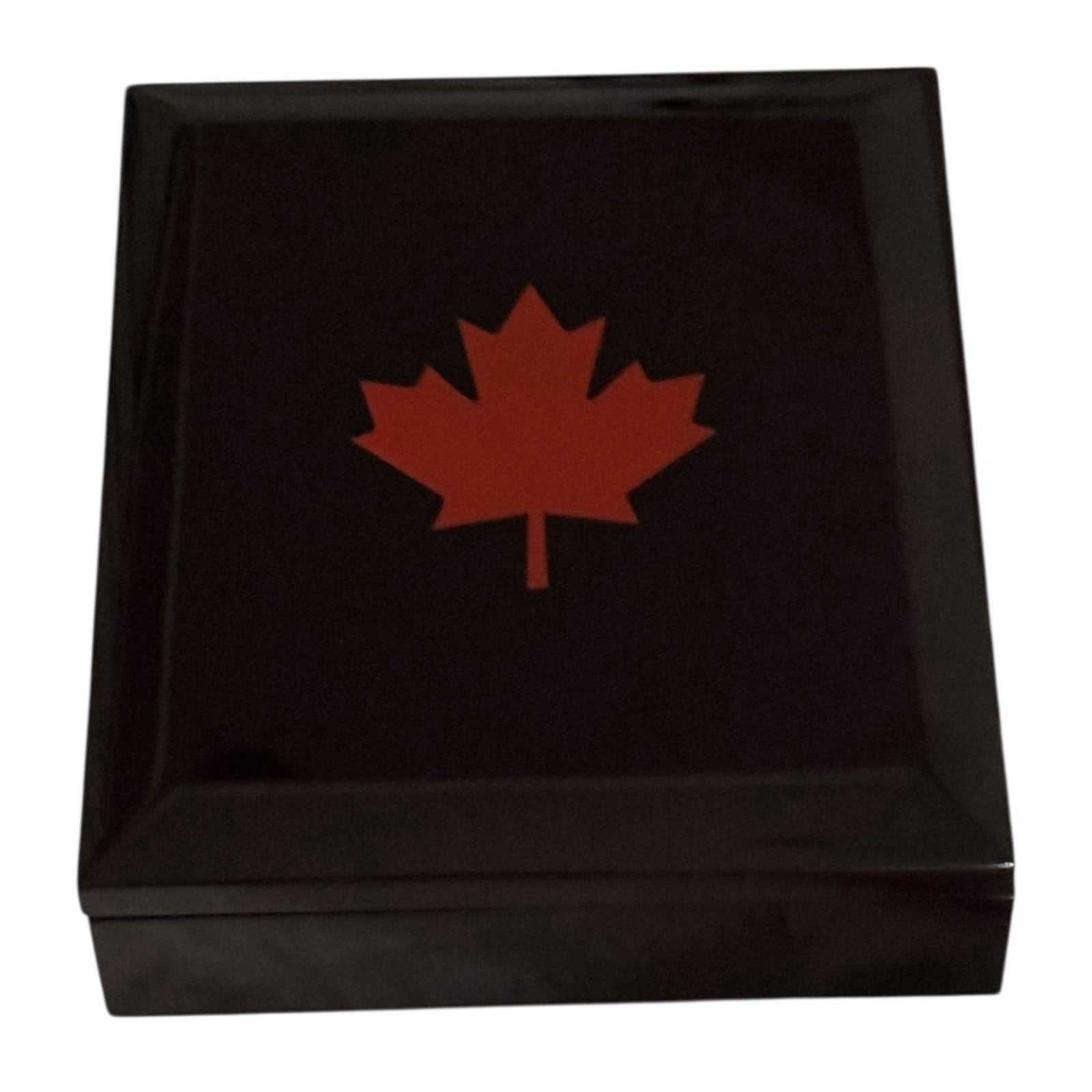 Rare 2022 Ultra High Relief Gold and Silver Maple Leaf Coin Set in mahogany display box