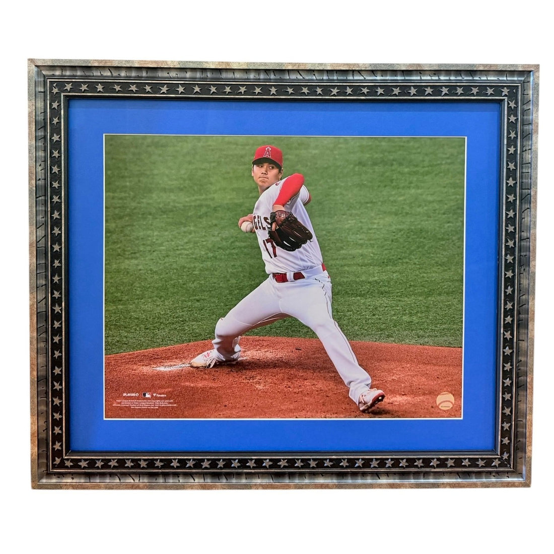 Shohei Ohtani 2018 Rookie Era 16x20 Photo MLB Angels Exquisite Wood Frame