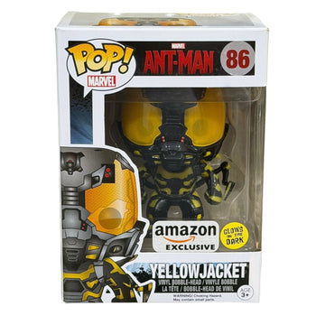 Yellowjacket Funko Pop 86 Amazon Exclusive Glow Marvel Ant Man Vinyl Figure