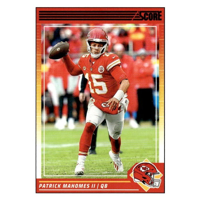 2024 NFL Score Football Patrick Mahomes II - Scorecard #137 - Kansas City Chiefs