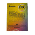 Topps Chrome SpongeBob 25th Anniversary Mrs. Tentacles #21 trading card back view with character bio and anniversary logo