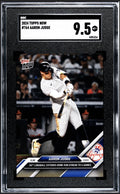 2024 Topps Now Aaron Judge* MLB NY Yankees HR 58 Streak to 5 Games #764 SGC 9.5*