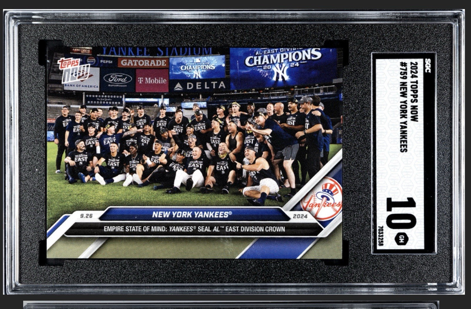 2024 Topps Now Aaron Judge MLB New York Yankees #759 ALDS SGC 10 Low Population!