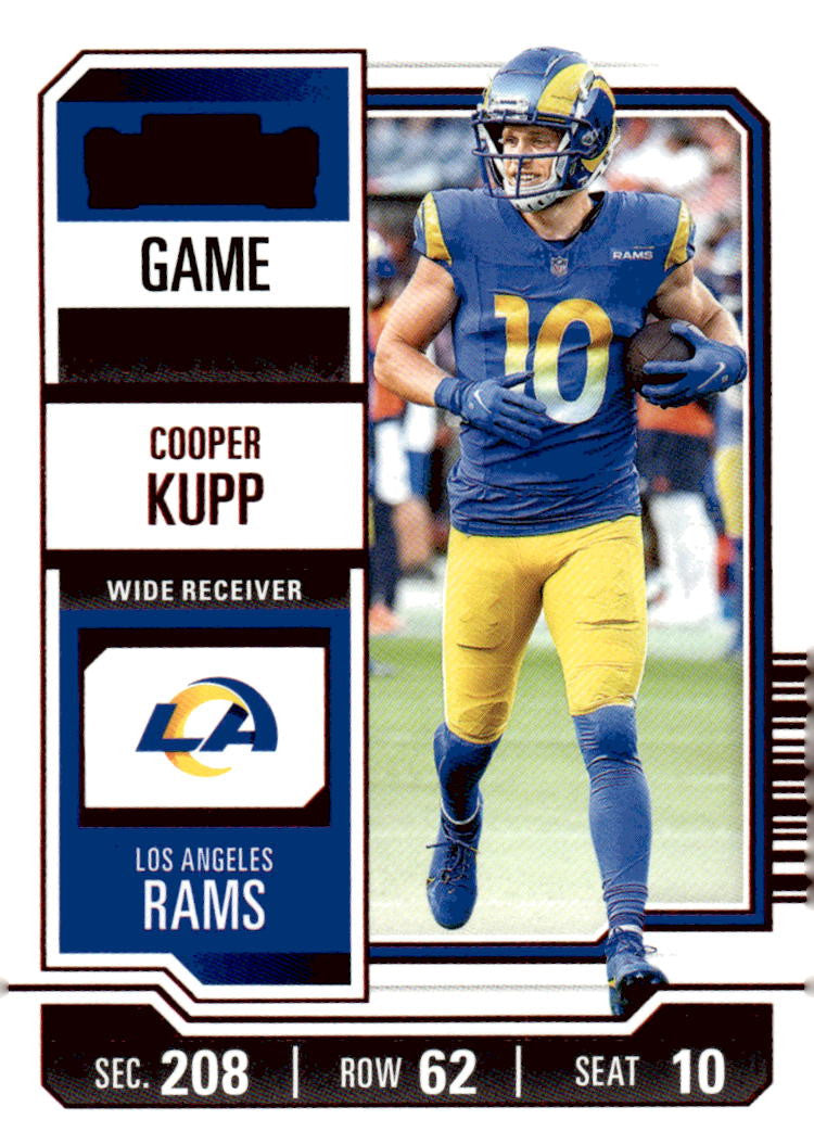 2023 Panini Contenders #61 Cooper Kupp Game Ticket Red NFL LA Rams