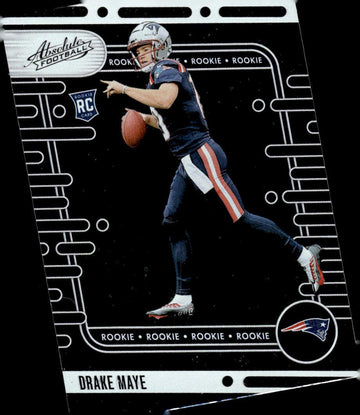 2023 Panini Absolute Drake Maye RC NFL New England Patriots Football - Card #103