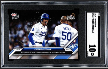 2 STARS! Freddie Freeman/Betts World Series HRs 2024 MLB Topps NOW #868 - SGC 10