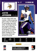 2023 Panini Contenders #67 - Justin Jefferson Season Ticket Retail - NFL Vikings