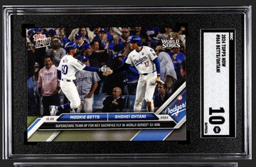 2024 Topps Now Superstars Team UP Shohei Ohtani Mookie Betts baseball card SGC 10