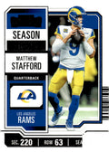 2023 Panini Contenders #62 Matthew Stafford Game Ticket Red NFL Los Angeles Rams