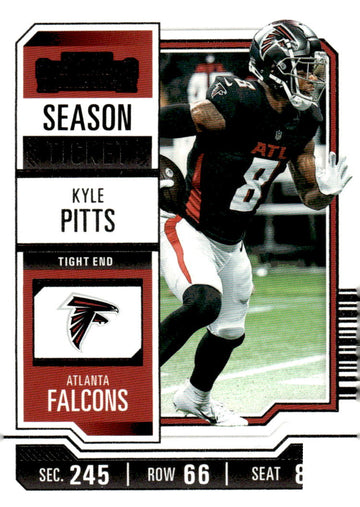 2023 Panini Contenders #6 Kyle Pitts Season Ticket Retail NFL ATL Falcons