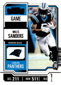 2023 Panini Contenders Card #16 Miles Sanders* Season Ticket Retail NFL Panthers
