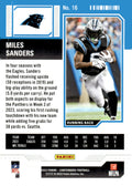 2023 Panini Contenders Card #16 Miles Sanders* Season Ticket Retail NFL Panthers