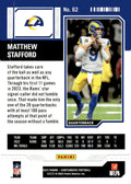 2023 Panini Contenders #62 Matthew Stafford Game Ticket Red NFL Los Angeles Rams