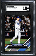 Walker Buehler WORLD SERIES Save/Final OUT 2024 MLB Topps NOW Dodgers 884 SGC 10