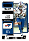 2023 Panini Contenders #12 Stefon Diggs* Season Ticket Retail - NFL Bills/Texans