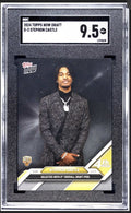 Stephon Castle 2024 Topps Now NBA Spurs rookie card graded SGC 9.5, limited edition collectible