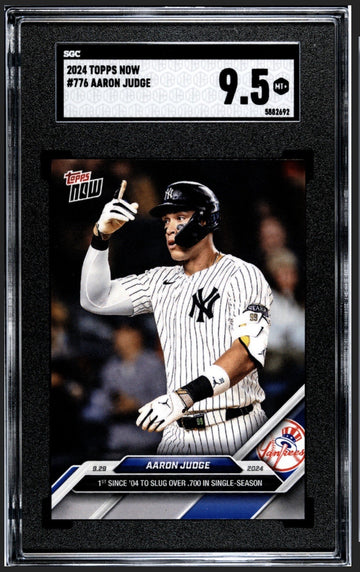 2024 Topps Now Aaron Judge MLB New York Yankees #776 - MVP 700 Slug/04 - SGC 9.5