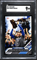 MVP AWARD! Freddie Freeman - 2024 MLB Topps NOW #886 Dodgers World Series SGC 9*