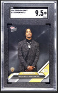 Stephon Castle 2024 Topps Now NBA Draft Night Rookie Card SGC 9.5 San Antonio Spurs basketball collectible