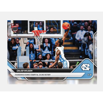 ONLY 1084 Printed Caleb Wilson RC* 2025-26 Bowman U NOW Basketball Rookie #17