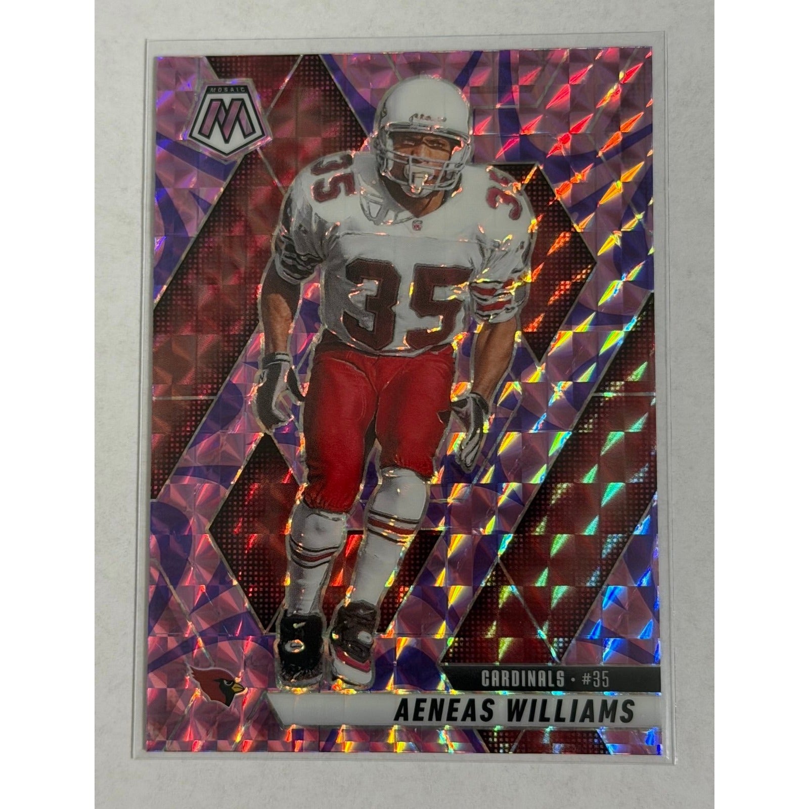 Aeneas Williams 2025 Panini Mosaic Pink Aeneas Williams 2025 Panini Mosaic Pink Mosaic Prizm 247 Arizona Cardinals HOF