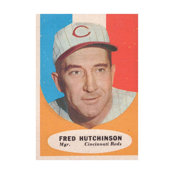 Fred Hutchinson 1960 Topps #135 MLB Cincinnati Reds Vintage VG Raw Baseball Card