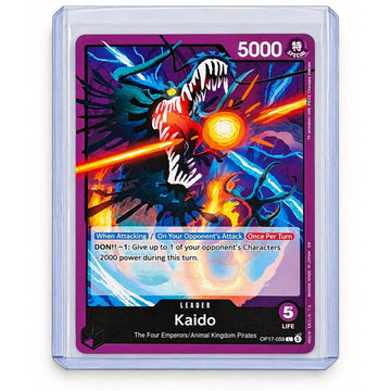 Kaido OP17-058 Leader Parallel English One Piece Card Game OP-17 NM-Mint