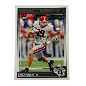 Brock Bowers RC 2024 Score #310 Bulldogs/NFL Las Vegas Raiders Rookie Card
