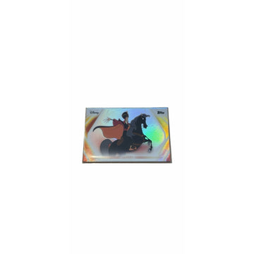 Disney Topps Neon Jafar Diamante Parallel Card #30 Iconic Aladdin Villain