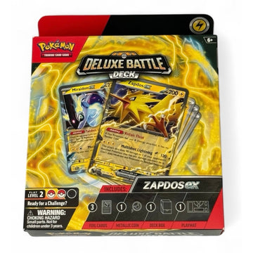 Pokémon TCG Zapdos ex Deluxe Battle Deck - Sealed New Box w/ Foil Cards Playmat*
