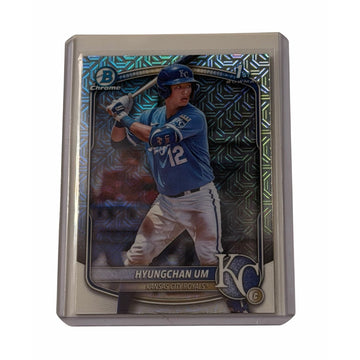 Hyungchan Um RC 2025 1st Bowman Chrome #BCP119 Mojo Refractor MLB KC Royals