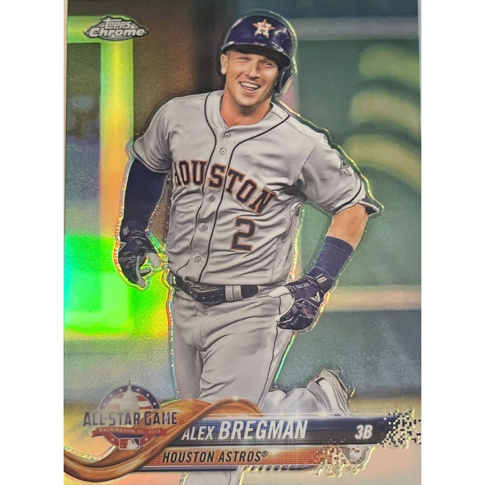 ALEX BREGMAN 2018 Topps Chrome Update Refractor 238/250 Card #HMT82 MLB Astros